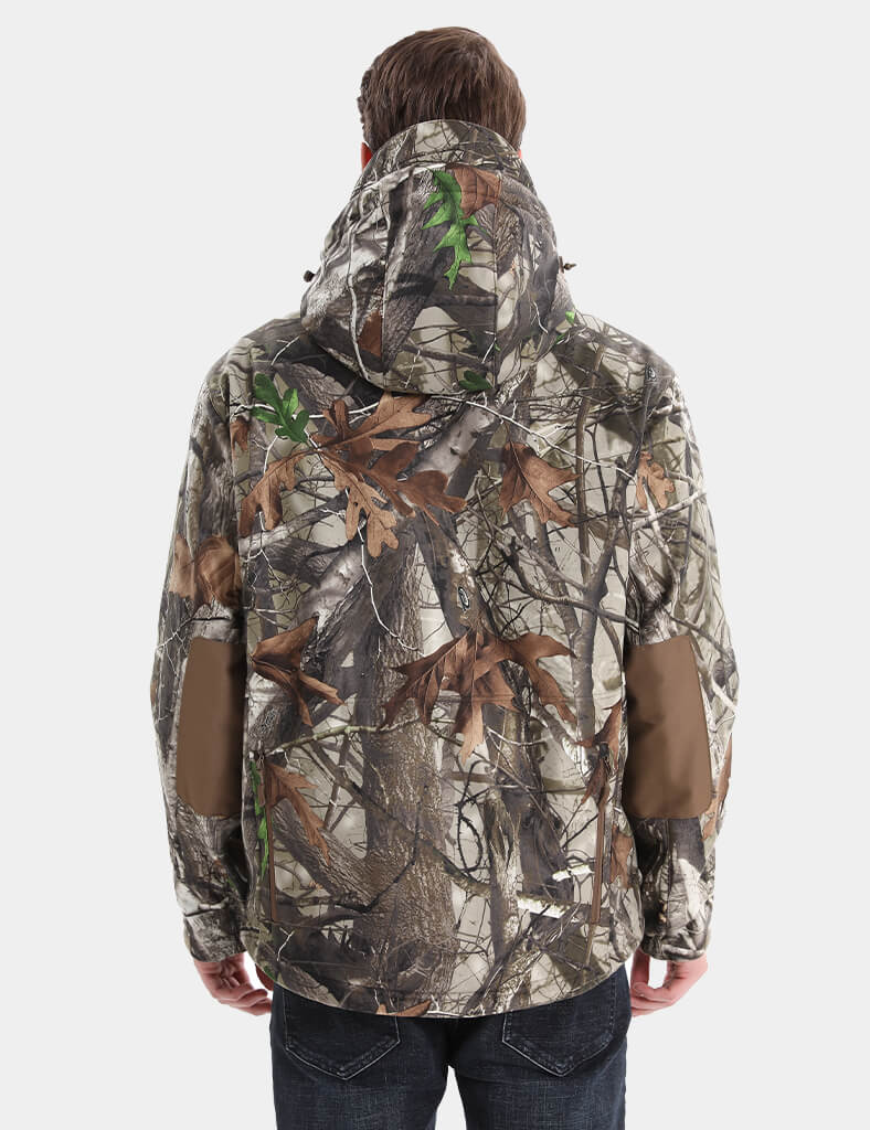 Men's Heated Silent Hunting Jacket 7.4V - Next Camo G2