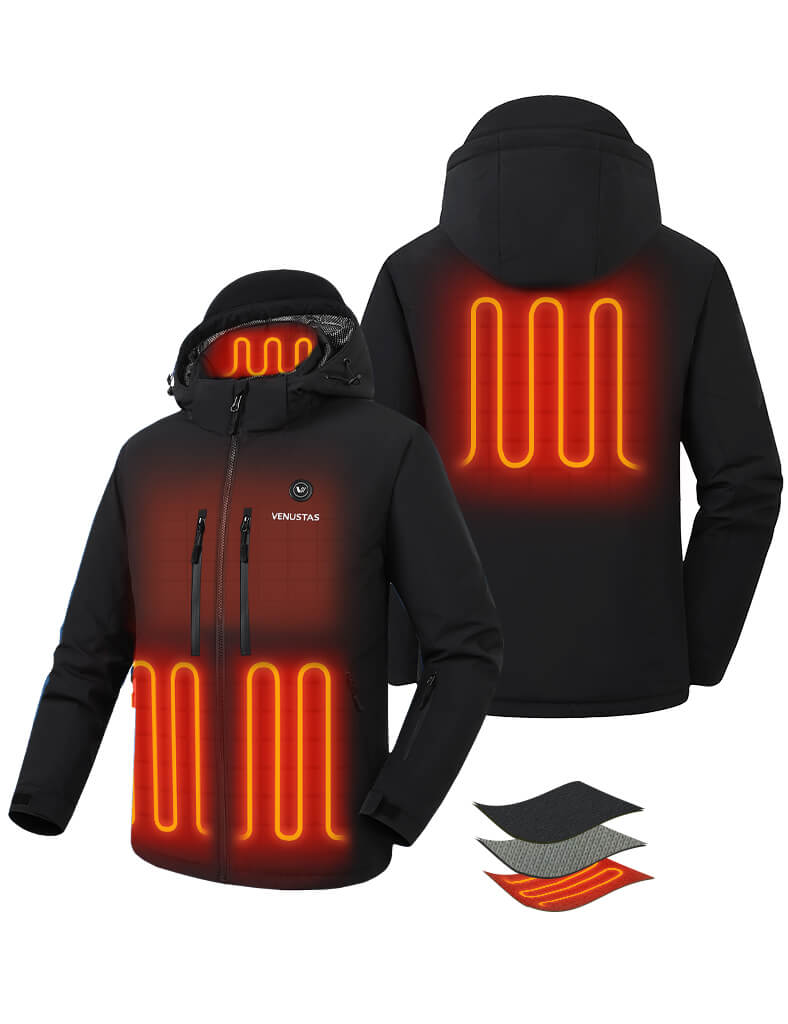 Men's Waterproof Heated Lightweight FELLEX Jacket 12V