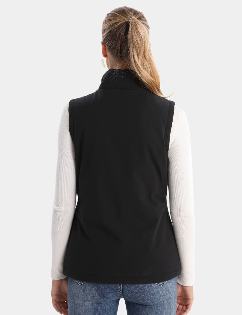 Women's Recycled Heated Softshell Golf Vest 7.4V