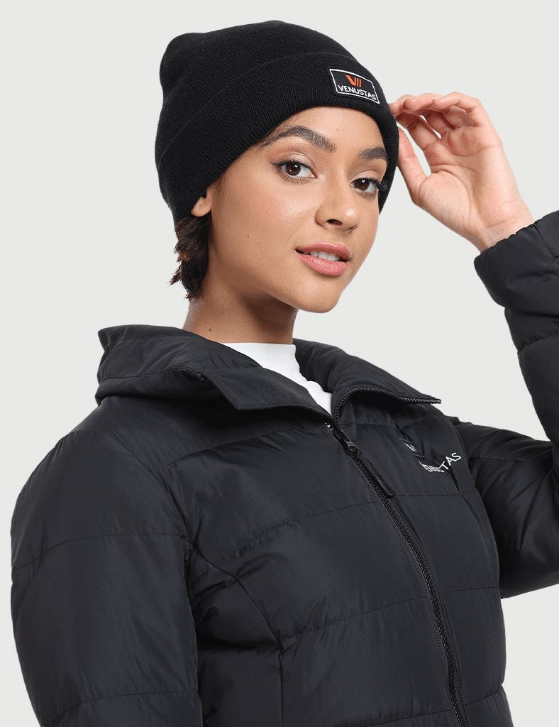 Venustas Knit Beanie-Black