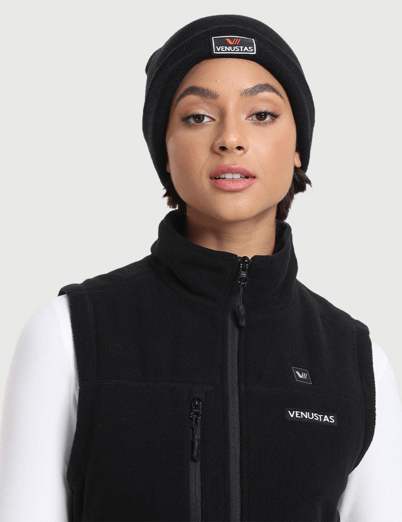 Venustas Knit Beanie-Black