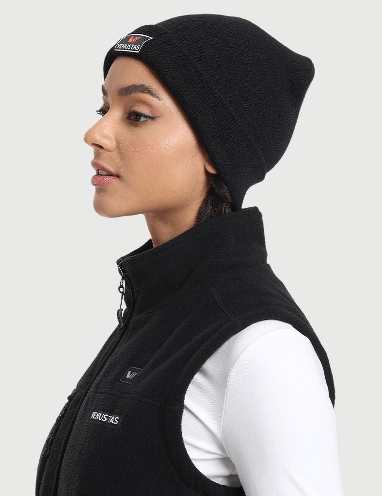 Venustas Knit Beanie-Black