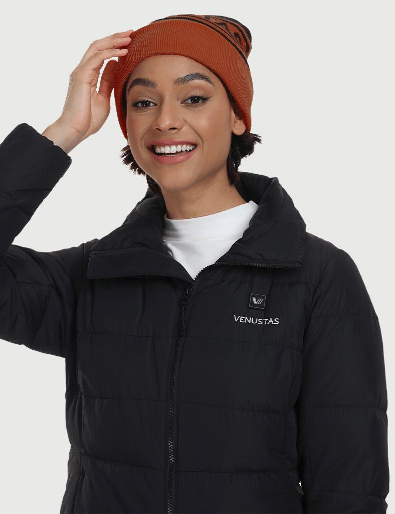 Venustas Knit Beanie-Rust