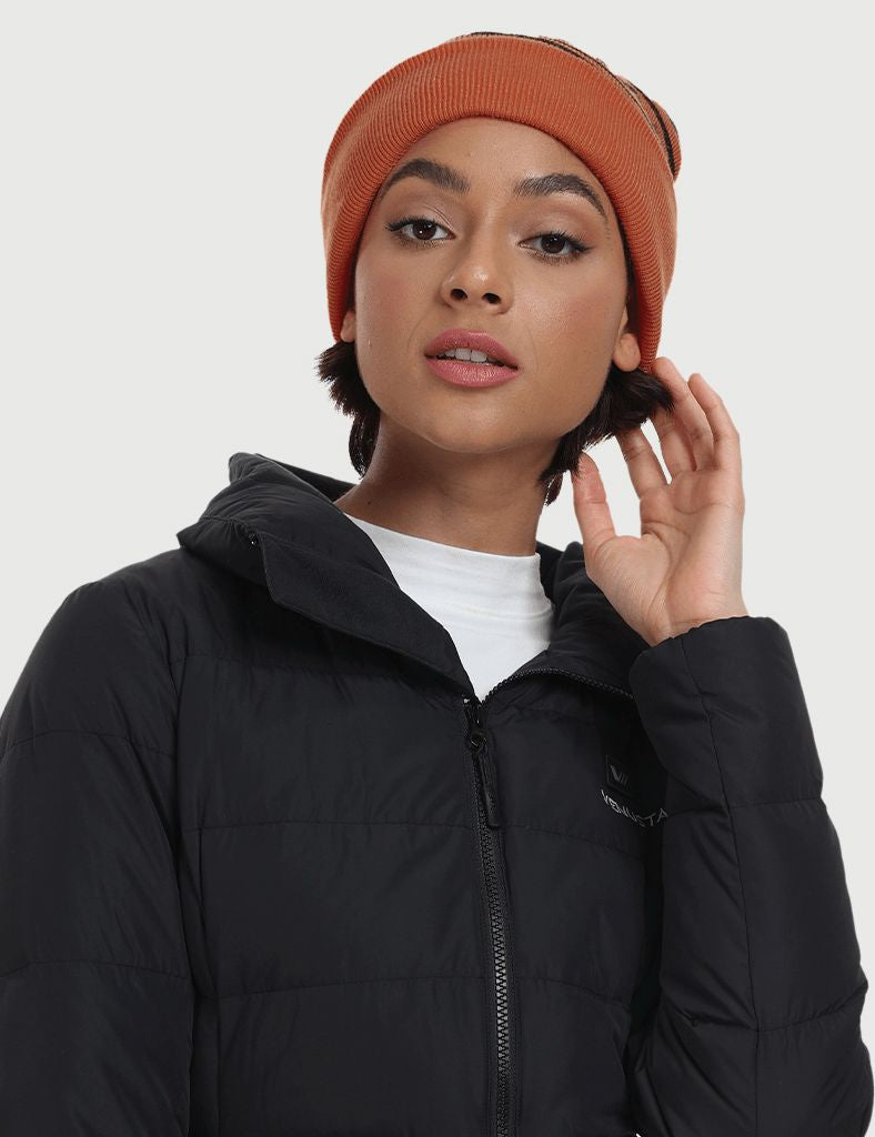 Venustas Knit Beanie-Rust